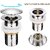 CUROVIT CP Pop-Up Brass Full Thread Waste Coupling (32mm) 1 1/4X6 in Chrome Finish for Wash Basin / Under Counter