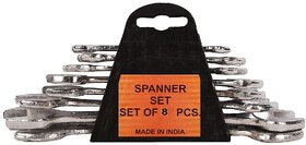 8 Piece Spanner Combination Wrench Set