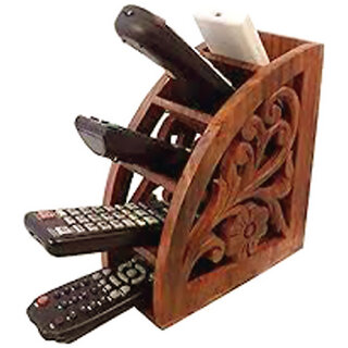                       Wooden Hand Made Remote Stand Very High Quality Product use for Organize your Remote etc.                                              