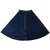 CODAISY Knee Length Blue Denim Skirt