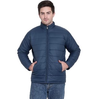 Buy Pause Men s Blue Reversible Solid Long Sleeve Comfortable Winter Jacket Online 919 from ShopClues