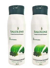 Salolene Protien Enriched Shampoo, Pack of 2, 300ml Each