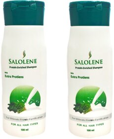 Salolene Protien Enriched Shampoo, Pack of 2, 100ml Each