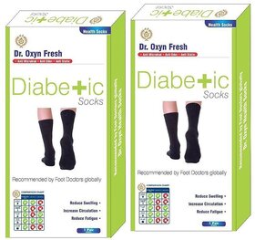 Vringra Oxyn Fresh Diabetic Care Socks For Men  Women - Pain Relief Socks - Foot Care Socks (Pack of 2)