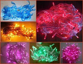 TAKSON Multicolor Decorative Electric Resin Material Lights for All Festivals/ Occasions Set of 3