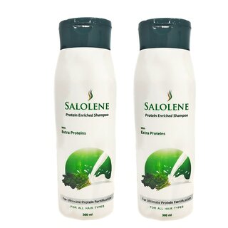 Salolene Protien Enriched Shampoo, Pack of 2, 300ml Each