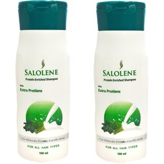                      Salolene Protien Enriched Shampoo, Pack of 2, 100ml Each                                              