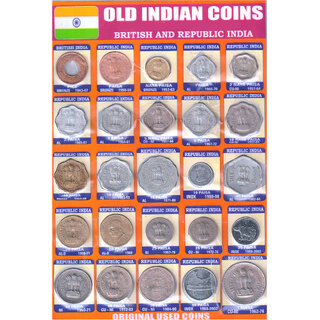                       25 DIFFERENT INDIAN COINS SET                                              