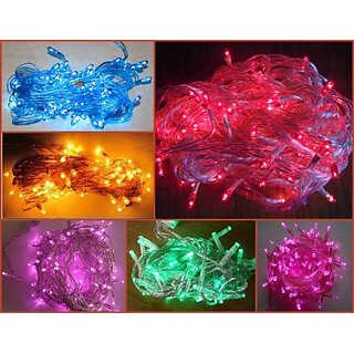 TAKSON Multicolor Decorative Electric Resin Material Lights for All Festivals/ Occasions Set of 3