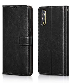 vivo S1 /black/ flip /Vintage /premium lather cover with pocket cover