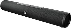 ZEBRONICS Zeb-Action 50 Wireless BT v5.0 Speaker with TWS8 Hour PlaybackDual Passive radiatorsAUX mSD Card USBFM Radio Support2X 52mm Drivers and Built-in Rechargeable Battery(Black)