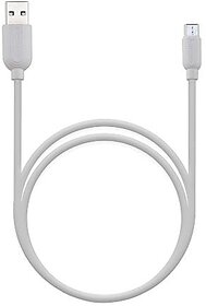 ZEBRONICS Zeb-TU300C USB to Type C Cable Charge and Sync for Tablet Smartphone - 1 Meter Length (White).