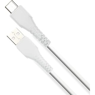                       ZEBRONICS Zeb-TU240C USB to Type C Cable Charge and Sync 1 Metre Length (White)                                              