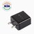 ZEBRONICS Zeb-MA5223 USB Charger Adapter with 1 Metre Micro USB Cable 2 USB Ports 2.4A Output for Mobile Phone/Tablets (Black)