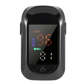 Fingertip A2 Pulse Oximeter with LED Display Blood Oxygen SpO2 Saturation Level Pulse Oximeter Black