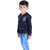 Kid Kupboard Cotton Boys Jacket Dark Blue, Full-Sleeves, Pack of 1