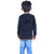 Kid Kupboard Cotton Boys Jacket Dark Blue, Full-Sleeves, Pack of 1