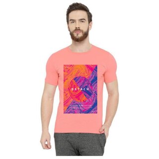                       29K Mens Round Neck Half Sleeve Printed Tshirt                                              