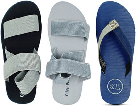 OLIVER WALK Mens Flip-Flop - Sandal Set of 3