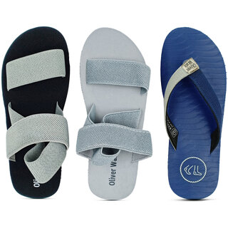 OLIVER WALK Mens Flip-Flop - Sandal Set of 3