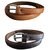Women Coloured Texture Design Leatherite Belt- (6 Assorted Colors)