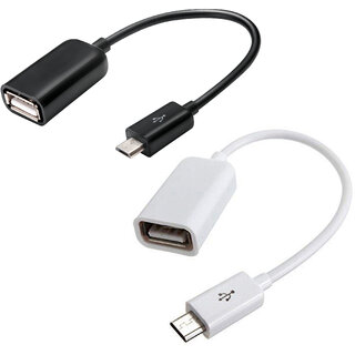                       Combo Pack Adapter Micro Usb Otg Cable For All Smartphones Tablets Pack Of                                              