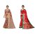 SVB Sarees Multicolor Art Silk Printed Sarees Pack Of 2 Saree