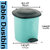 Mannat Small Table Dustbin Desktop Dustbin with Attached lid Dustbin for Study Table(Green,Pack of 1)