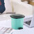 Mannat Small Table Dustbin Desktop Dustbin with Attached lid Dustbin for Study Table(Green,Pack of 1)