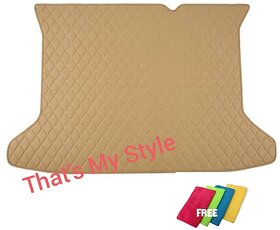 That's My Style Leatherite 7D Car Dicky /Boot / Trunk Mat (with 4pc Micro Fibre Cloth ) for BMW 3 Series