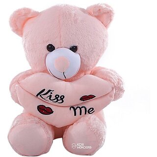                       Kids wonders Kiss Me Stuffed Cute & Soft Teddy Bear SomeOne Special Toys|L.Pink  - 40 cm (Light Pink)                                              