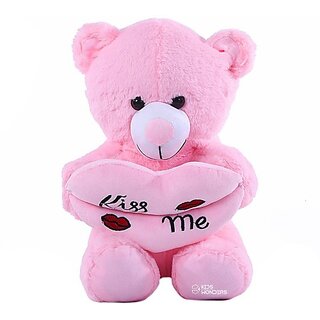                       Kids wonders Kiss Me Stuffed Cute & Soft Teddy Bear SomeOne Special Toys|Pink  - 40 cm (Pink)                                              