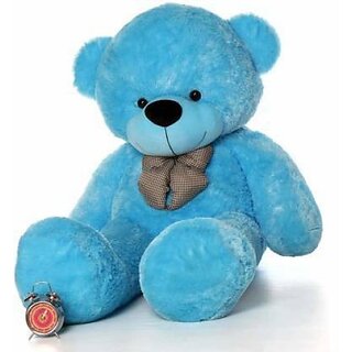                       Kids wonders 3 FEET Teddy Bear / high Quality / Neck brow / Cute and Soft Teddy Bear (Sky Blue)  - 91.44 cm (SKY BLUE)                                              
