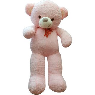                       Kids Wonders Teddy Bear / High Quality / Neck brow / Cute and Soft Teddy Bear (Pink)  - 100 cm (Pink)                                              