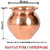 Mannat Pure Copper Small Lota 150ml Pooja Lota (Kalash) for Temple and Pooja Purpose(Pack of 1)