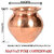 Mannat Pure Copper Small Lota 800ml Pooja Lota (Kalash) for Temple and Pooja Purpose(Pack of 1)