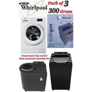                       Use For Whirlpool Pack of 3(100grams x 3= 300grams) Descaling Powder Washing Machine                                              