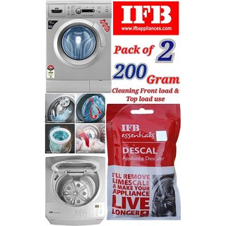 Use For IFB Pack of 2(100grams x 2= 200grams) Descaling Powder Washing Machine Use For IFB Pack of 2(100grams x 2= 200grams) Descaling Powder Washing Machine