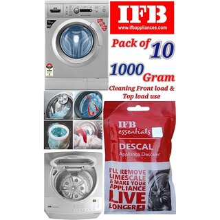 Use For IFB Pack of 10(100grams x 10= 1000grams) Descaling Powder Washing Machine Use For IFB Pack of 10(100grams x 10= 1000grams) Descaling Powder Washing Machine