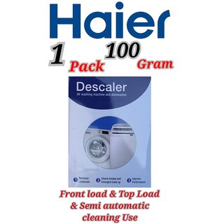                       Use For Haier Pack of 1(100grams x 1= 100grams) Descaling Powder Washing Machine                                              