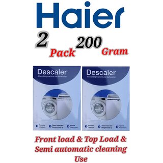 Use For Haier Pack of 2(100grams x 2= 200grams) Descaling Powder Washing Machine