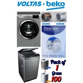                       Use For VOLTAS BEKO Pack of 1(100grams x 1=100grams) Descaling Powder Washing Machine                                              