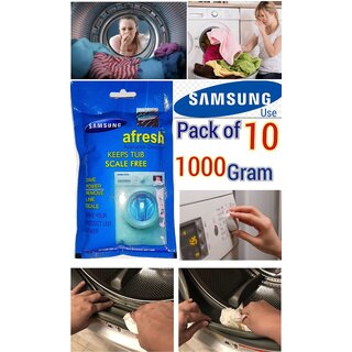                       Use For SAMSUNG Pack of 10(100grams x 10=1000grams) Descaling Powder Washing Machine                                              