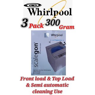 Use For Whirlpool Pack of 3(100grams x 3= 300grams) Descaling Powder Washing Machine