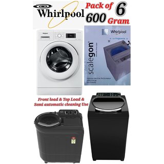                       Use For Whirlpool Pack of 6(100grams x 6= 600grams) Descaling Powder Washing Machine                                              