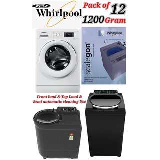Use For Whirlpool Pack of 12(100grams x 12= 1200grams) Descaling Powder Washing Machine Use For Whirlpool Pack of 12(100grams x 12= 1200grams) Descaling Powder Washing Machine