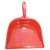 Mannat Plastic Dust Pan with Long Handle/Dust Pan Collector for Home  Office(Pack of 1,Red)