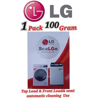                       Use For LG Pack of 1(100grams x 1= 100grams) Descaling Powder Washing Machine                                              