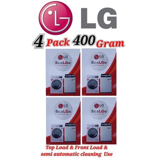 Use For LG Pack of 4(100grams x 4= 400grams) Descaling Powder Washing Machine