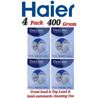                       Use For Haier Pack of 4(100grams x 4= 400grams) Descaling Powder Washing Machine                                              